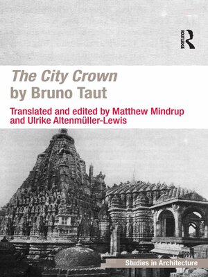 cover image of The City Crown by Bruno Taut